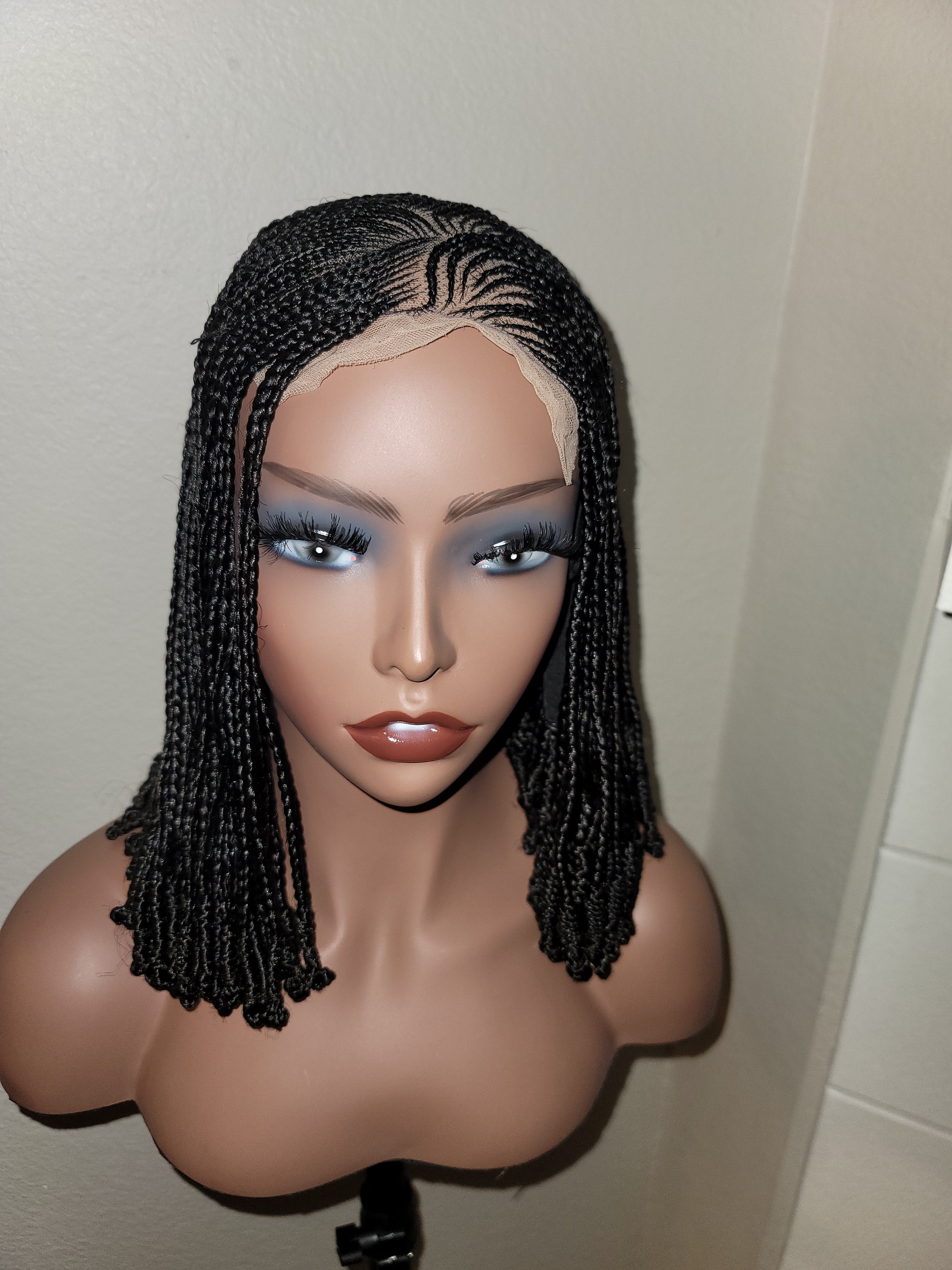 Bantu Knot 2 Step Ghana Weaving Braided Wigs