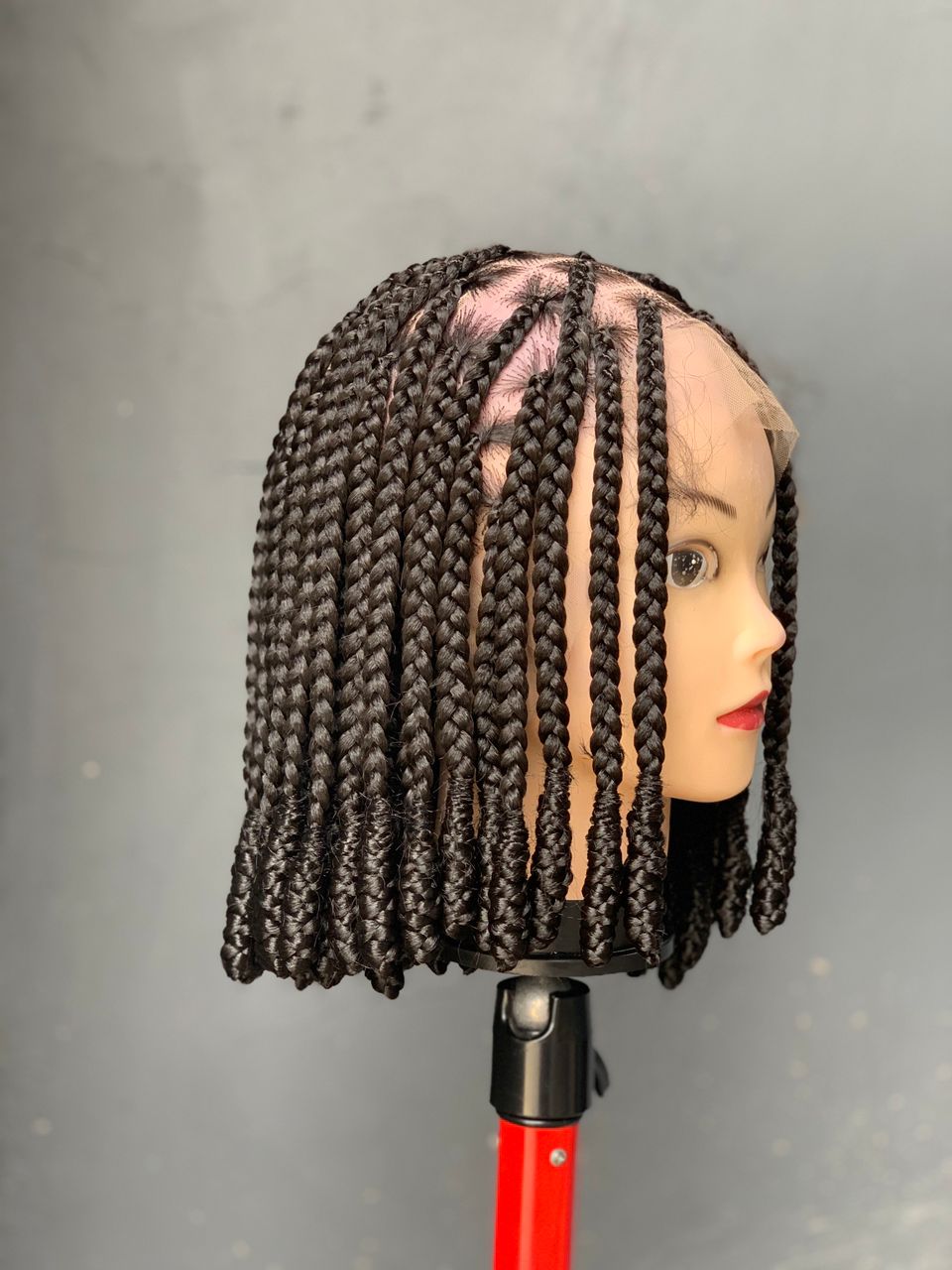 Bantu Knots Box Knotless Braided Wig