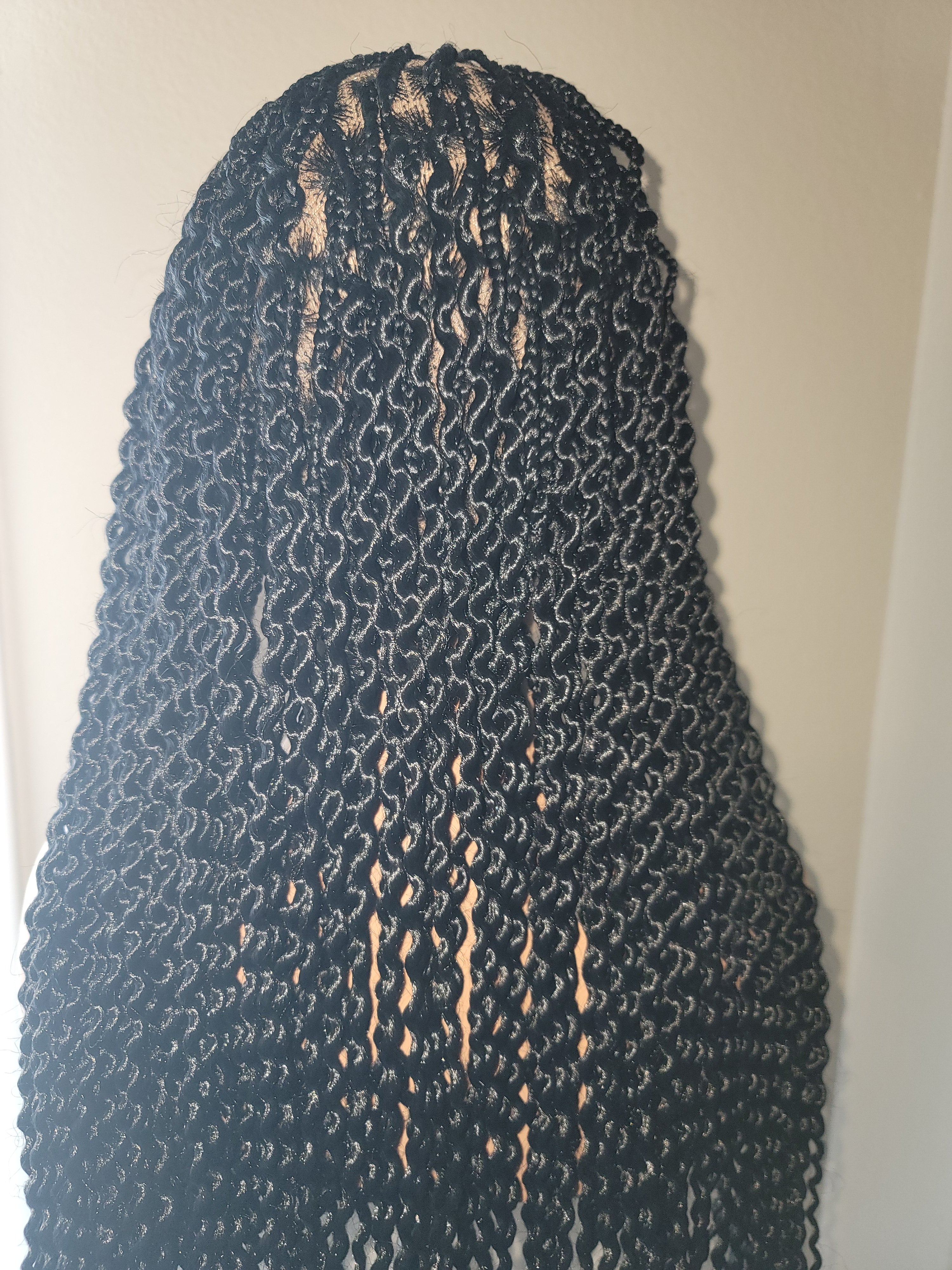 Knotless Box Wet & Wavy Curl Braids