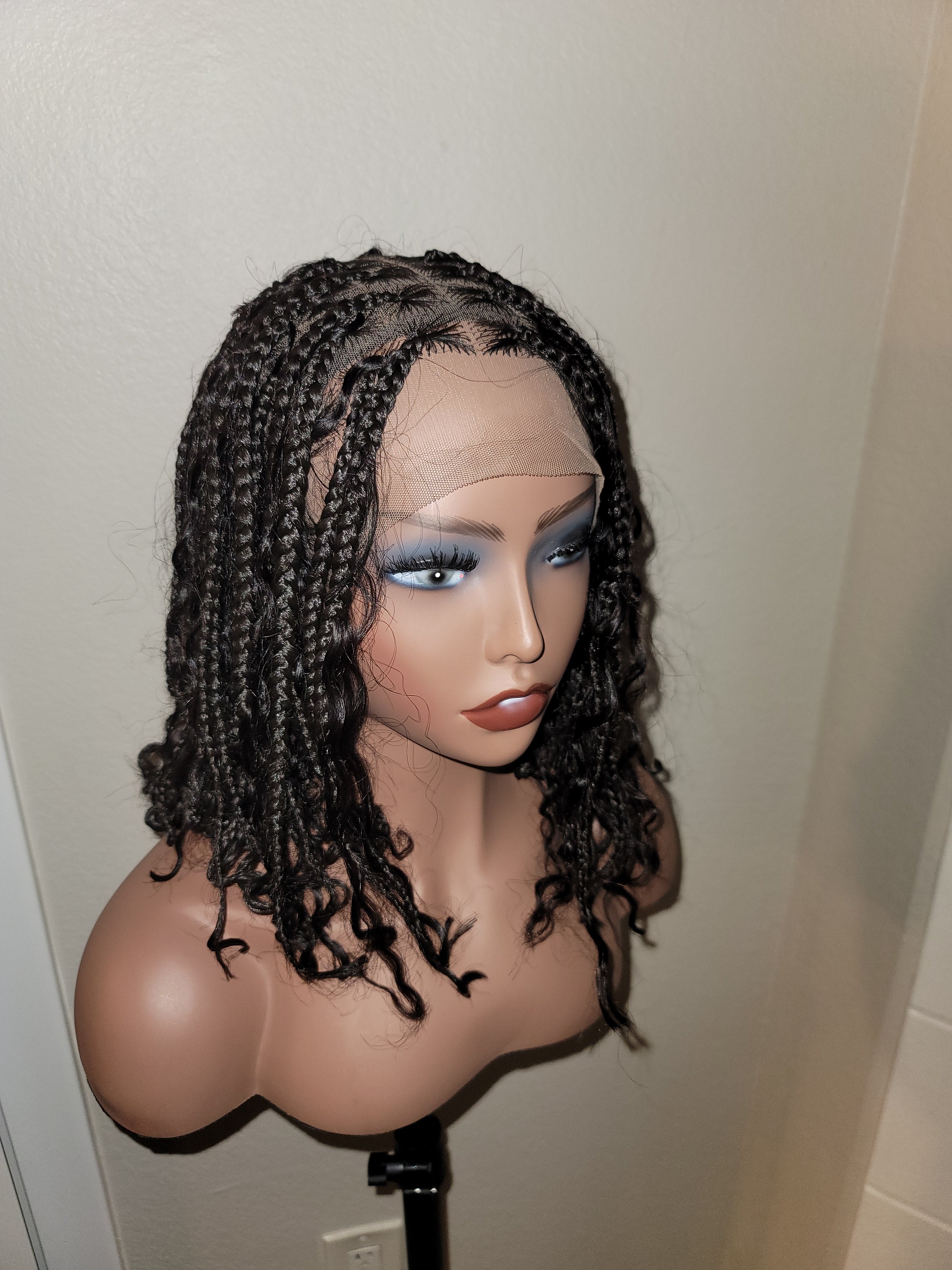 Knotless Boho Goddess French Curls Braided Wig